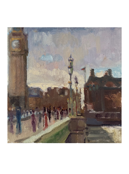 Westminster Bridge and Big Ben (Giclée Print)