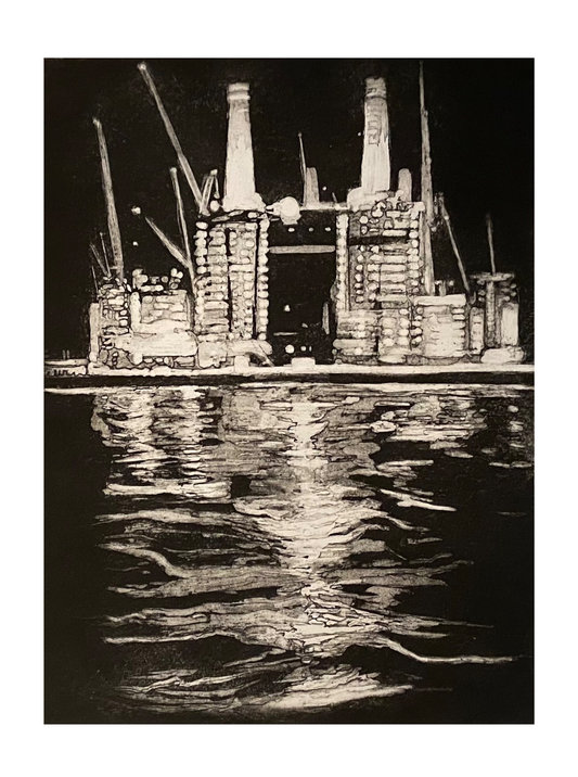 Battersea Power Station By Night