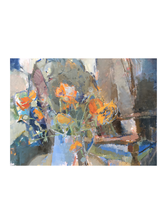 Summer In A Blue Jug (Giclée Print)