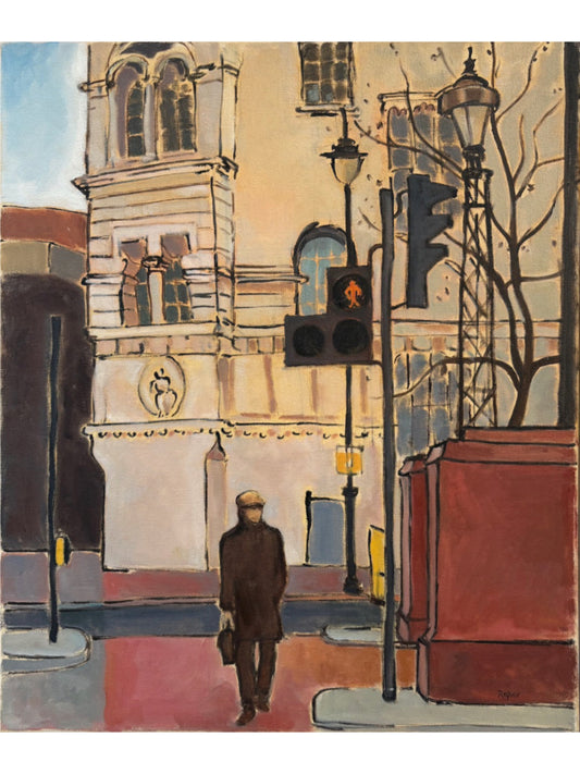 A Winter’s day in London. View of the Old Central School of Arts and Crafts.