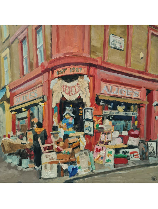 Alice's on Portobello Road (Giclée Print)