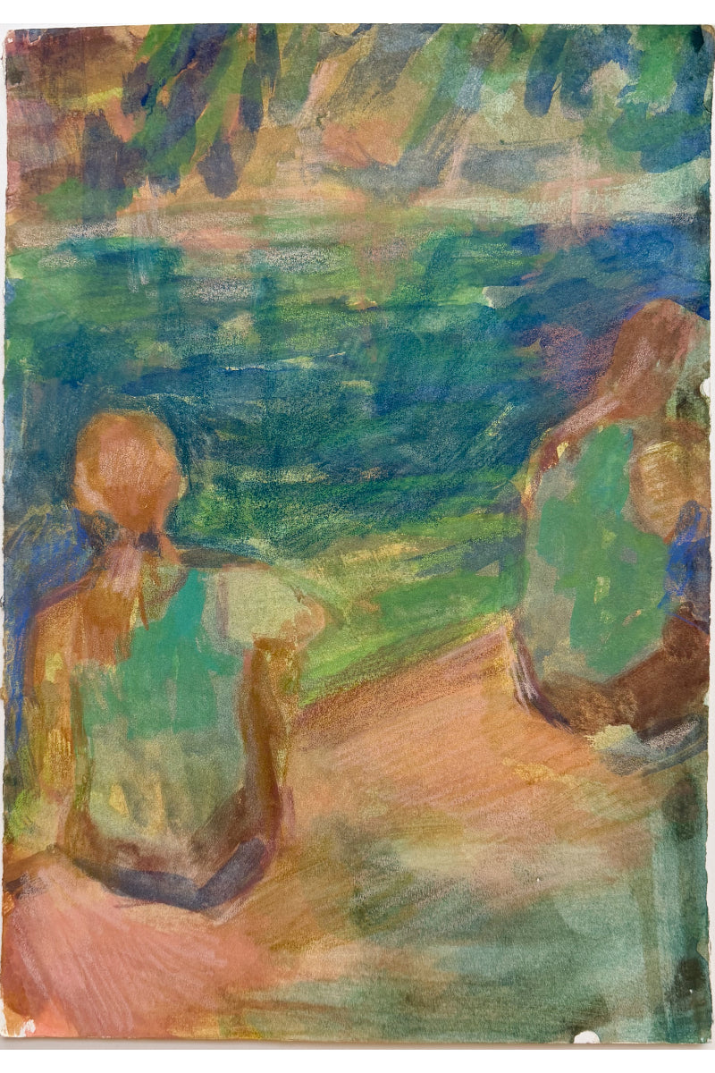 Looking over Crystal Lake