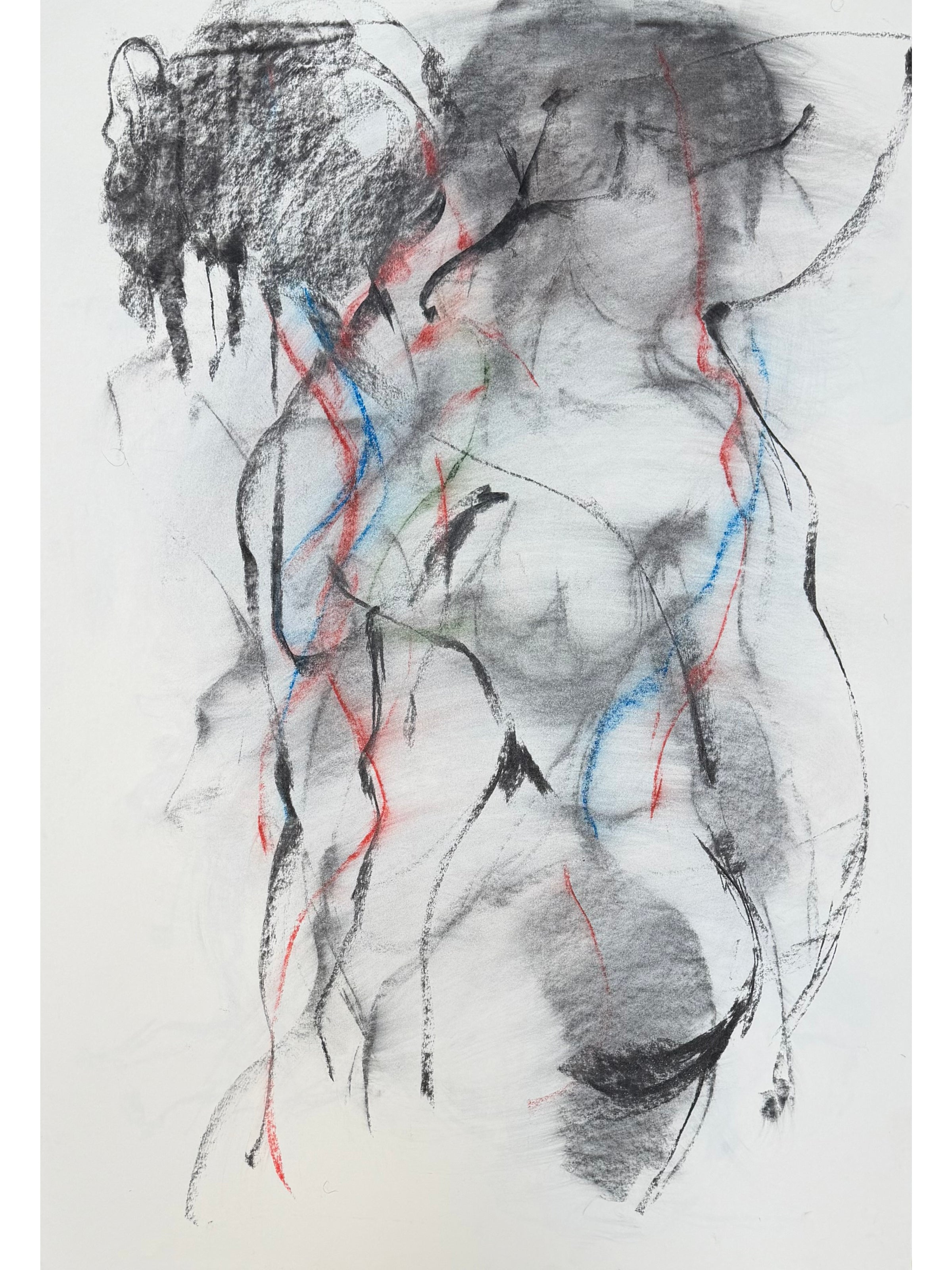 Dance 1 in Charcoal and Pastel