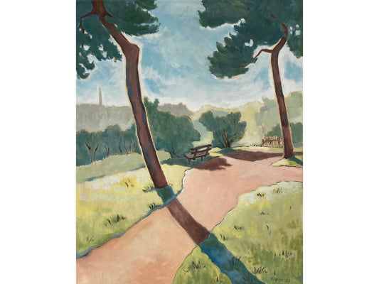 Winter Sun. View Across the Vale of Health, Hampstead Heath