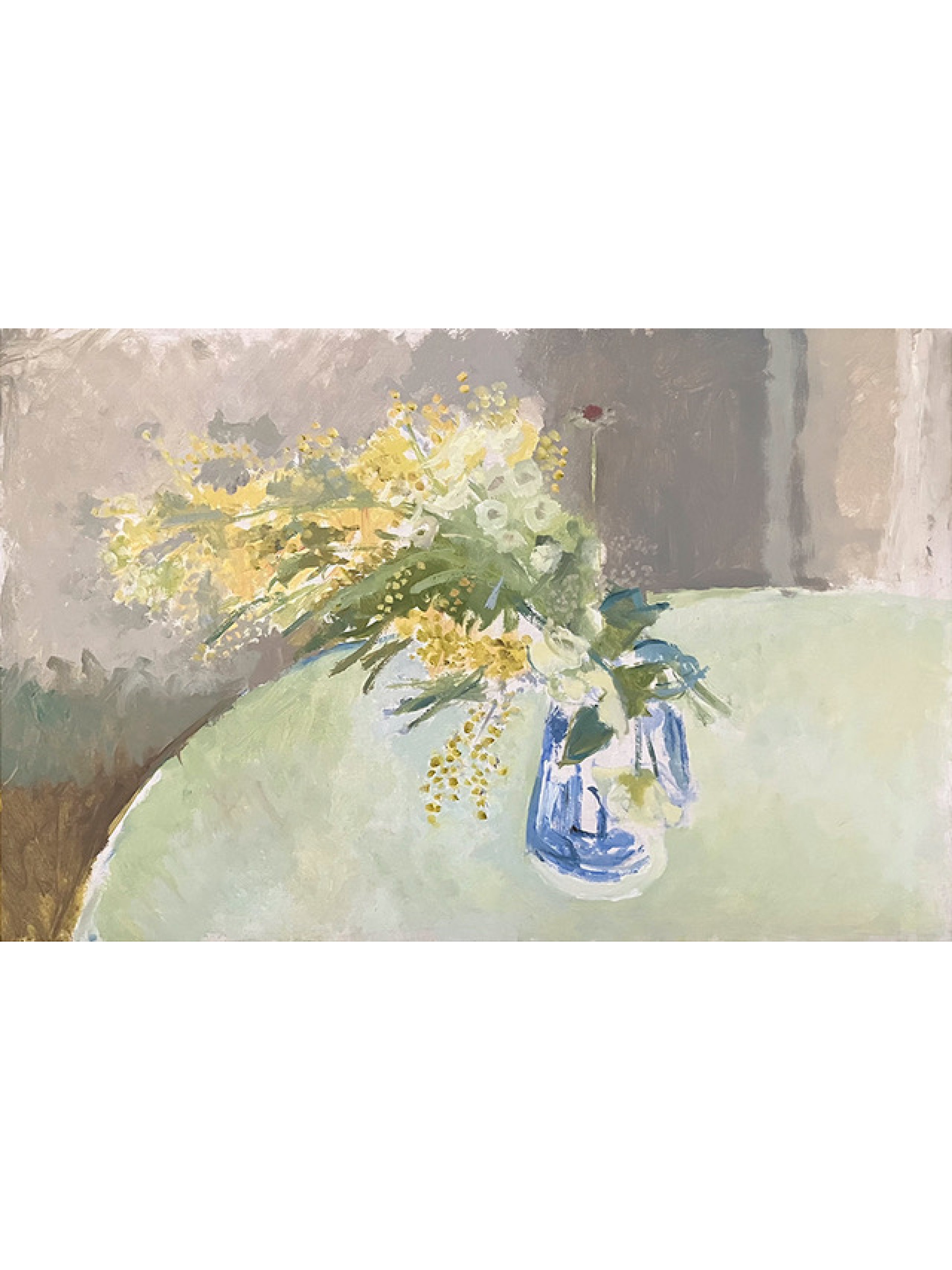 Mimosa and Hellebores