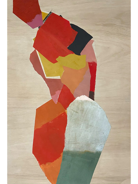 Standing Pose in Orange & Yellow