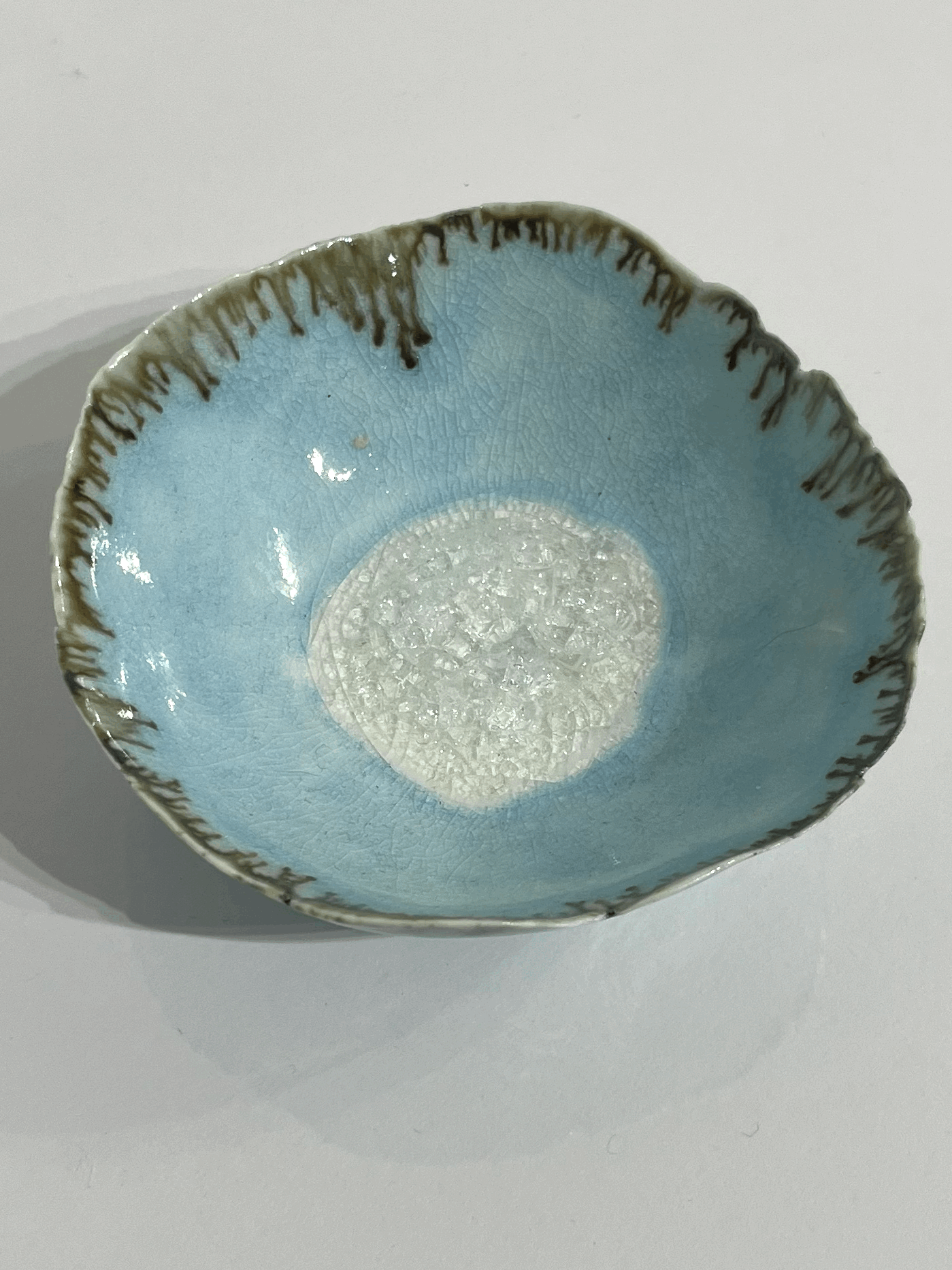 Small Dish in Duck Egg