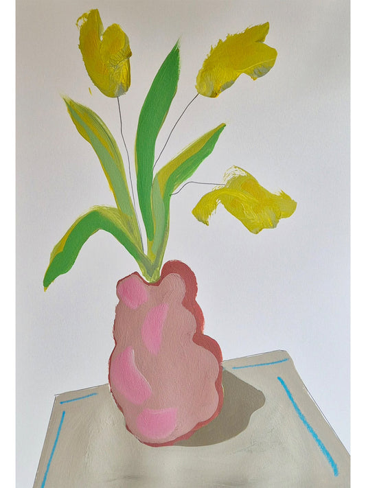 Studio Pot With Flowers