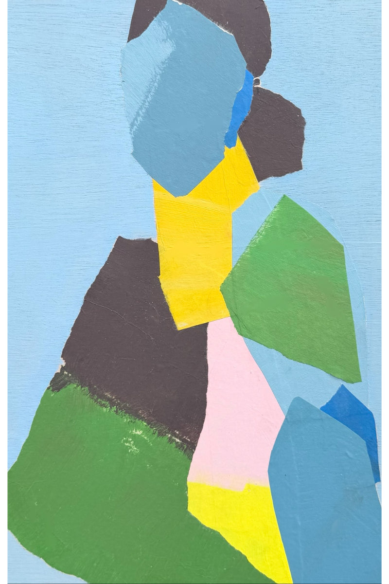 Blue, Green & Yellow Figure