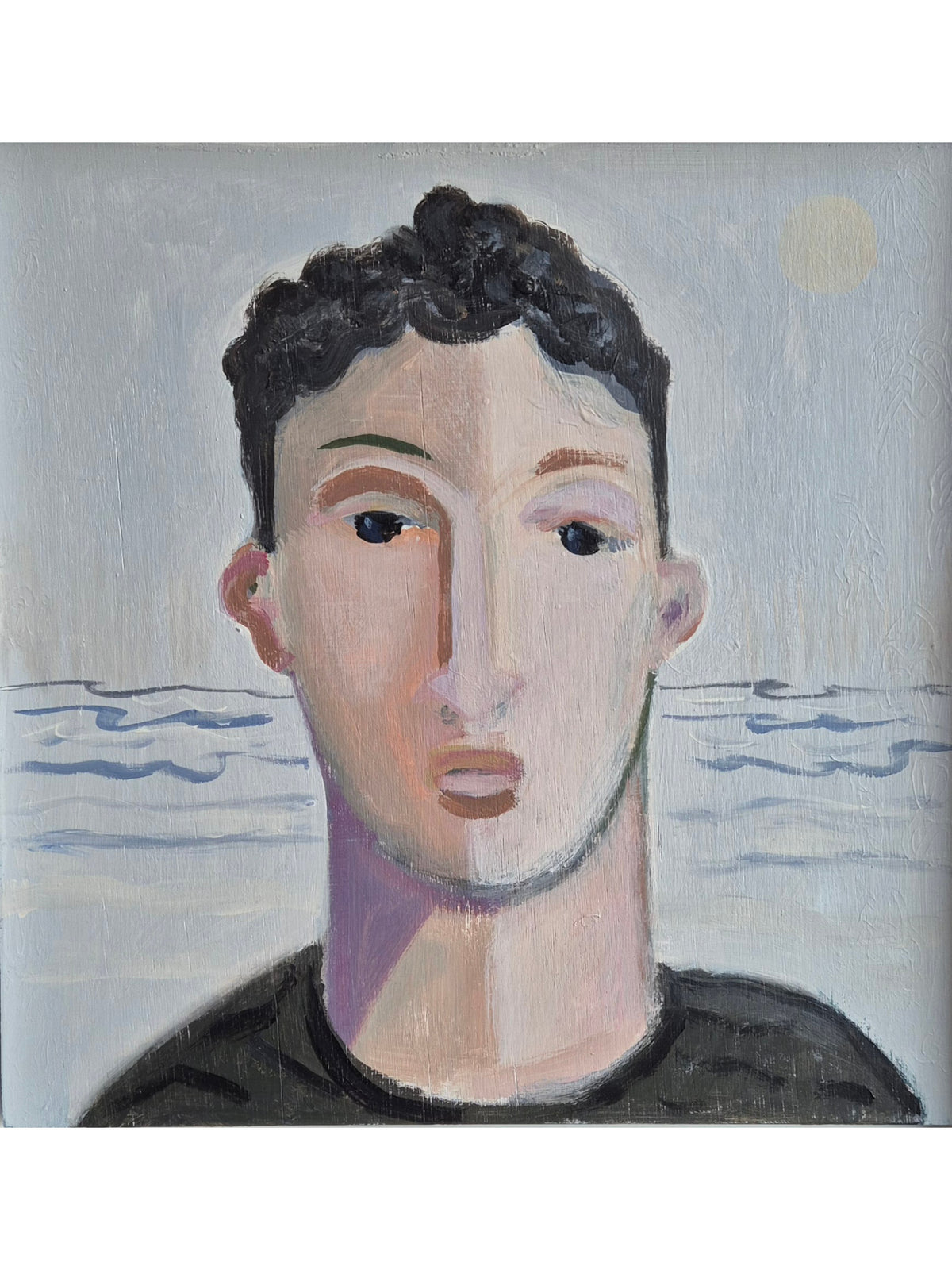 Figure with Seascape