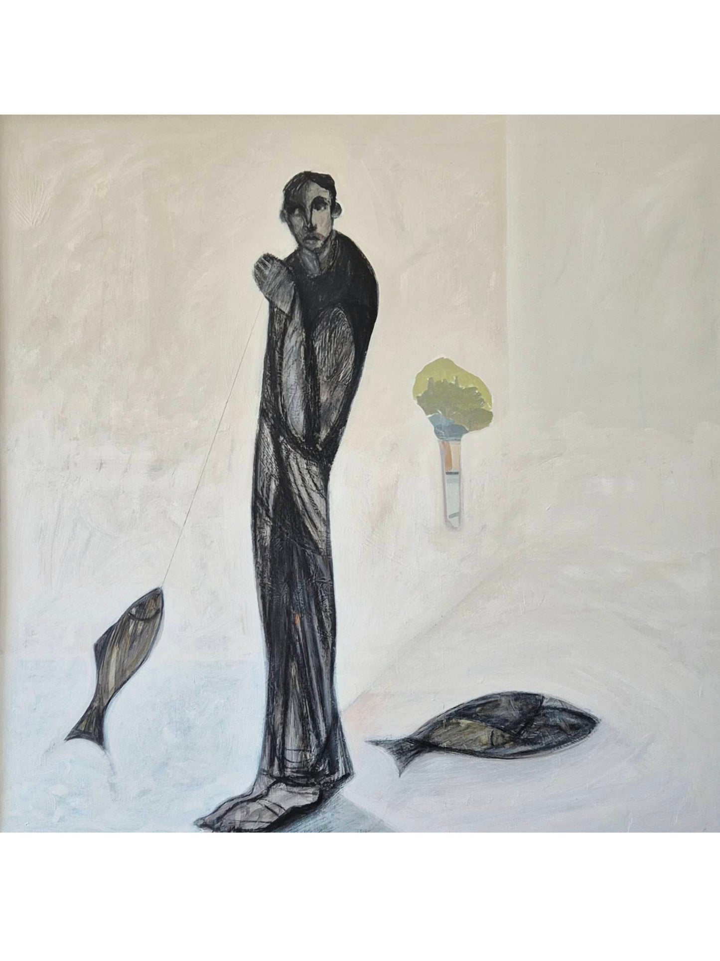 Figure with Two Fish