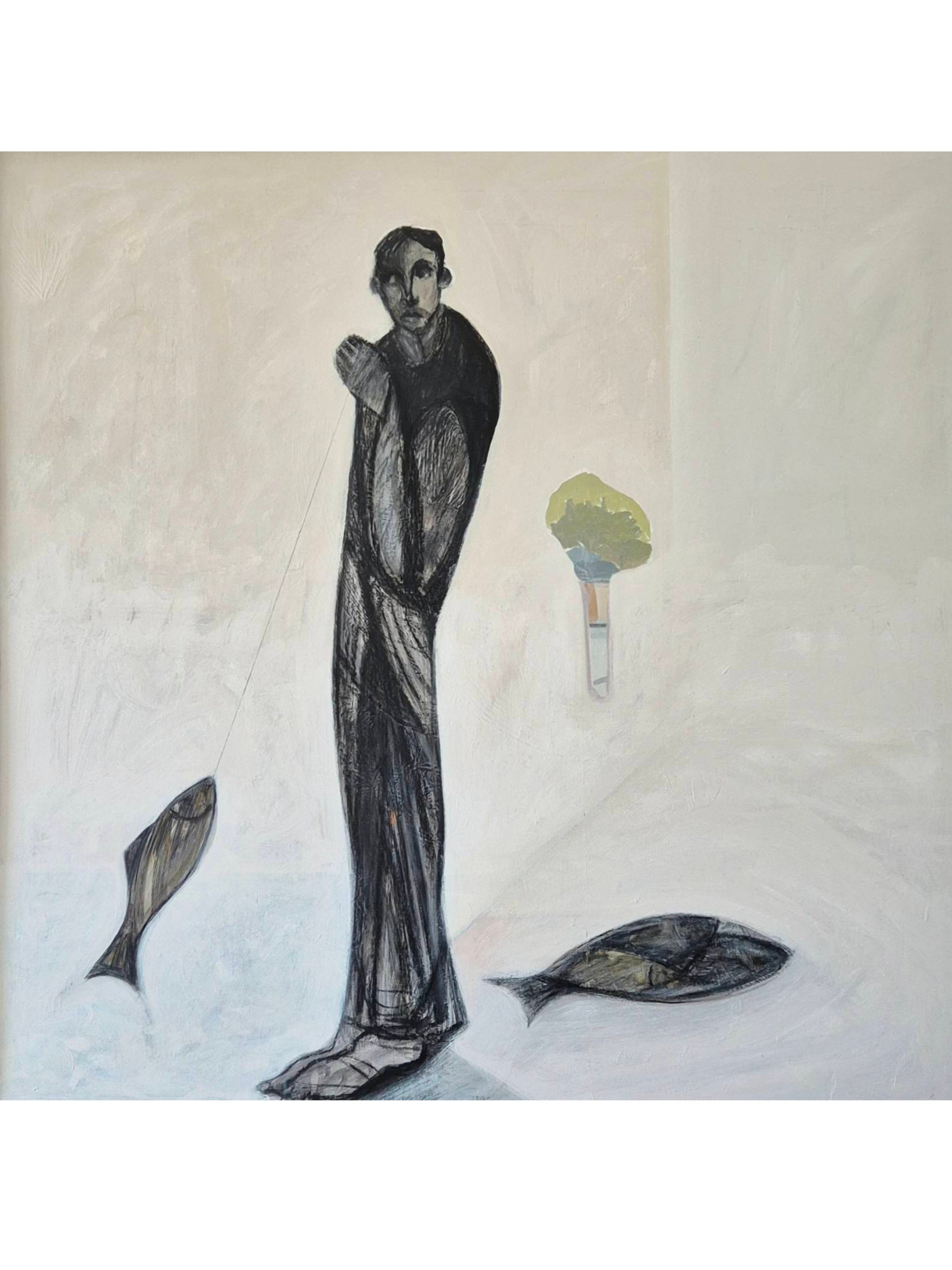 Figure with Two Fish