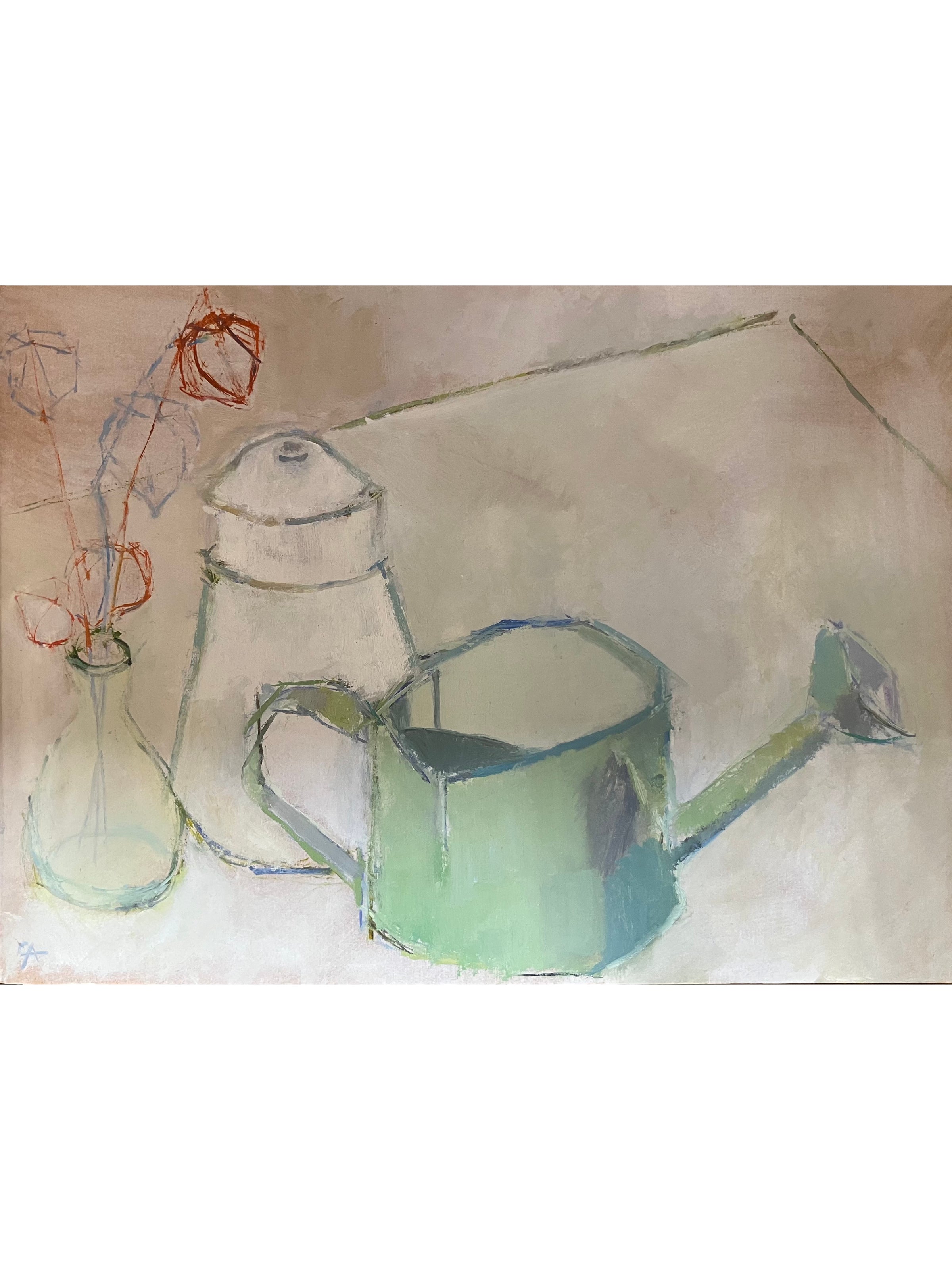 Green Watering Can
