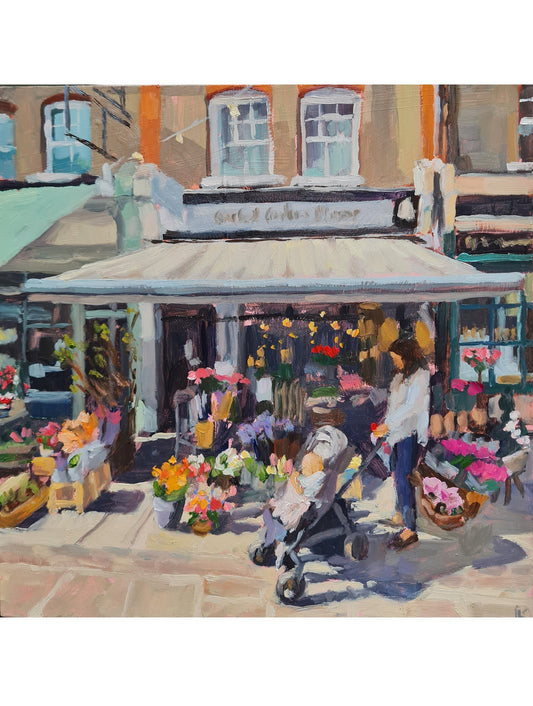 Flowers in Hampstead (Giclée Print)