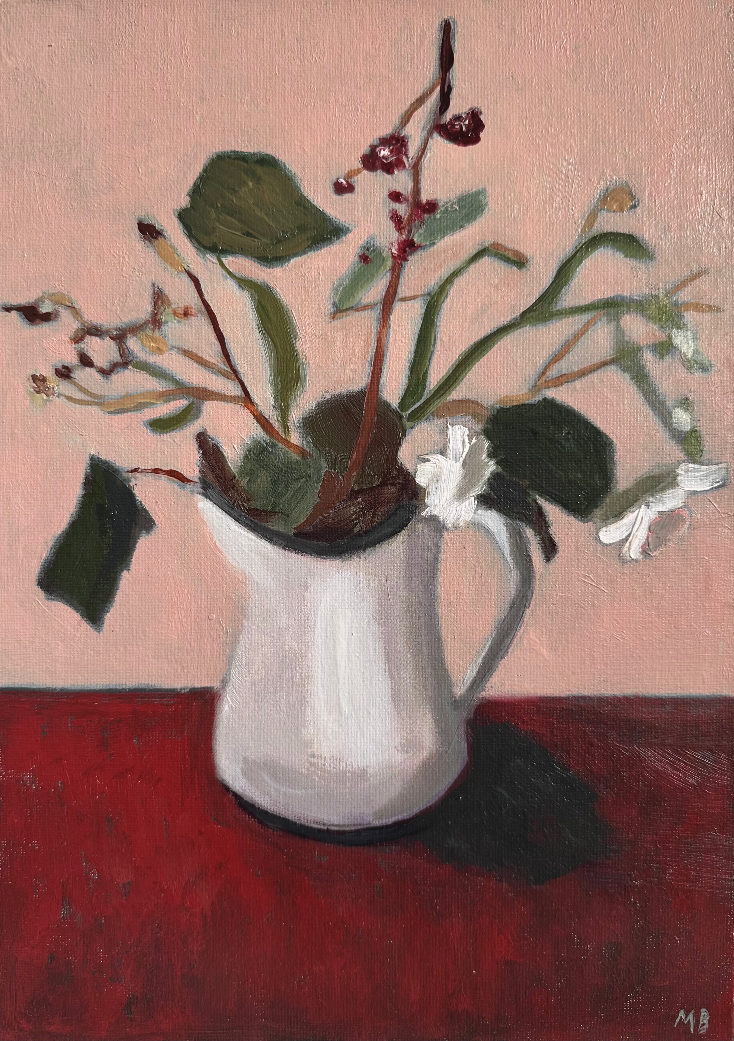 Redcurrants in White Jug
