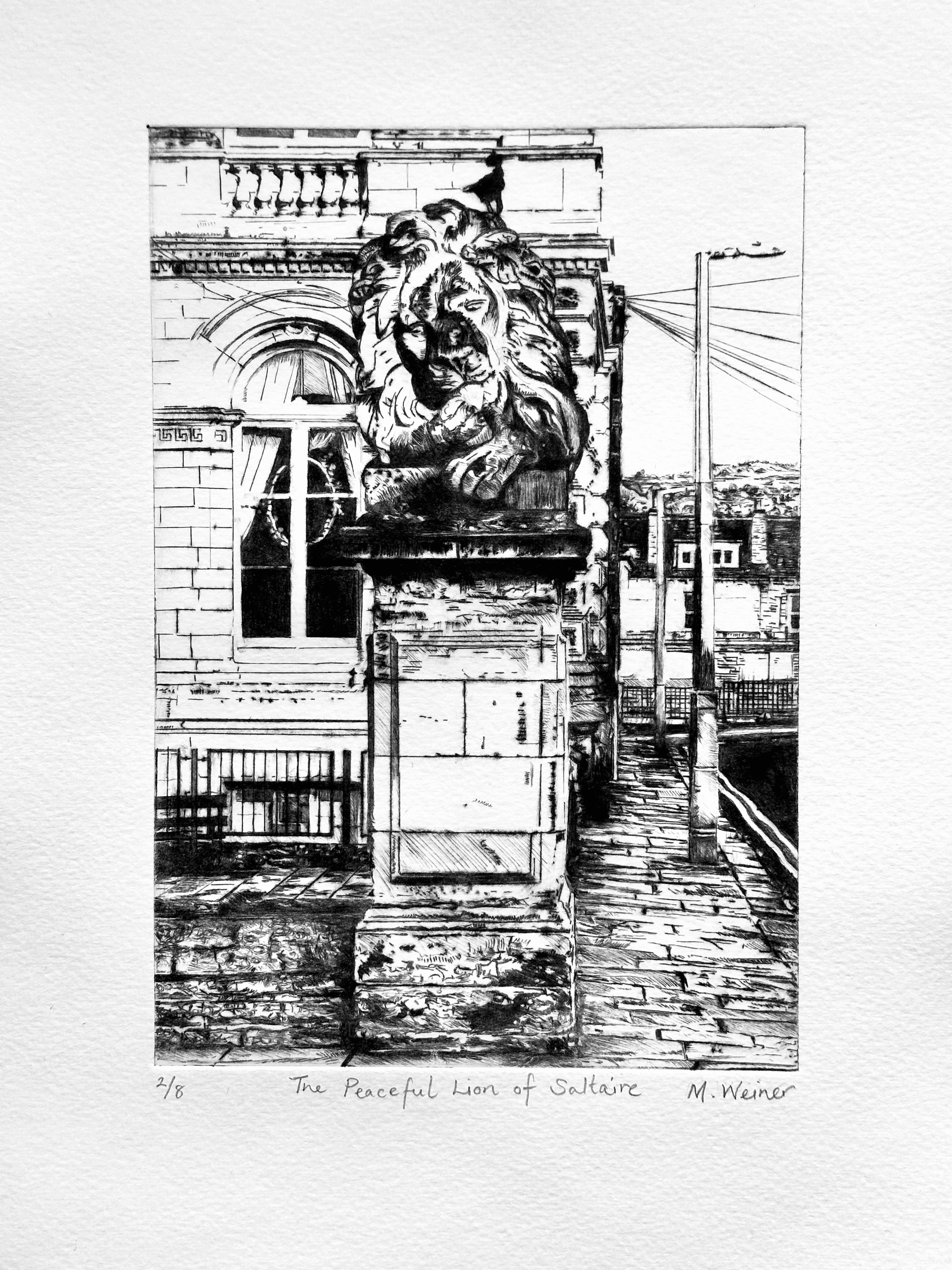 The Peaceful Lion of Saltaire