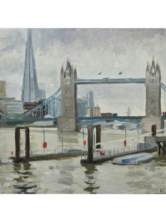 Grey skies over Tower Bridge