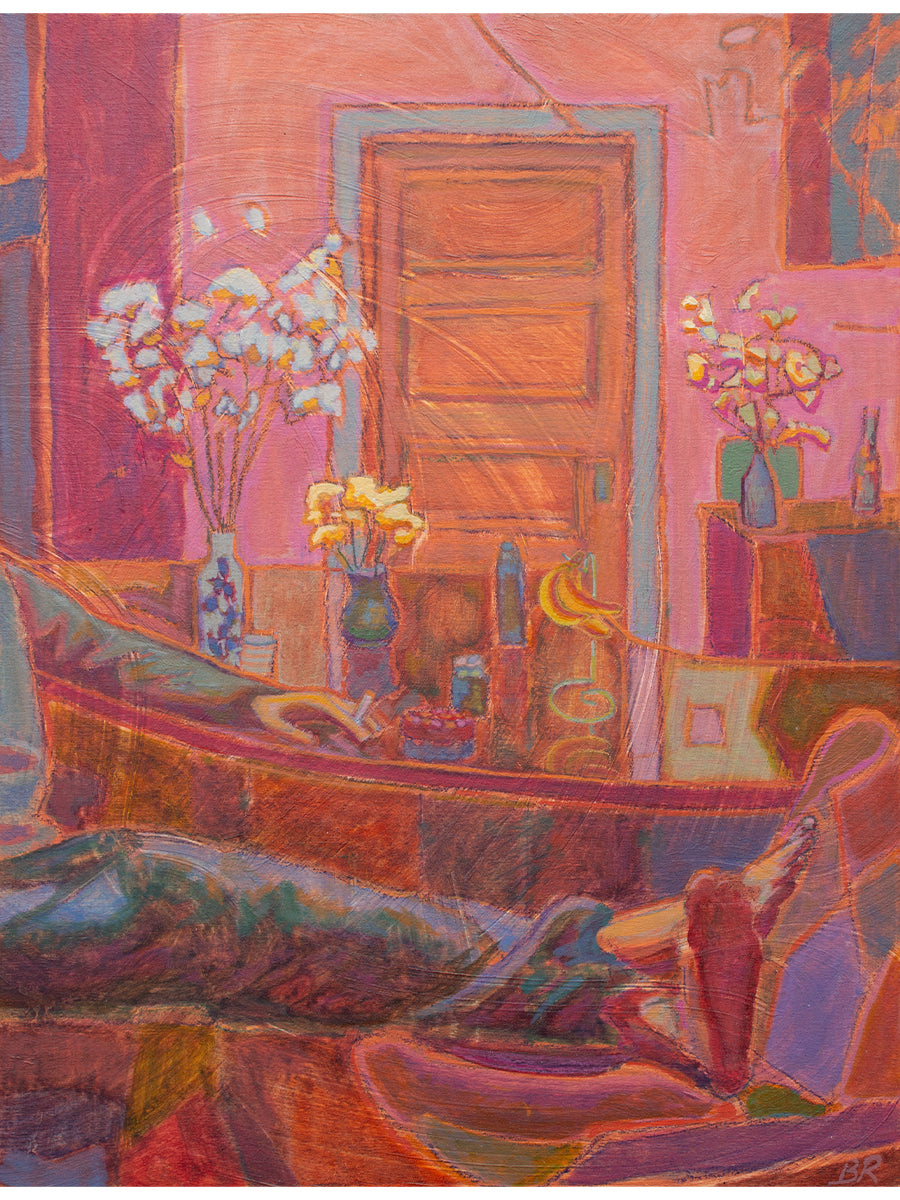 Kitchen Window Reflection