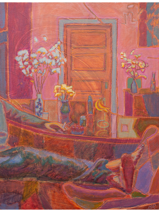 Kitchen Window Reflection