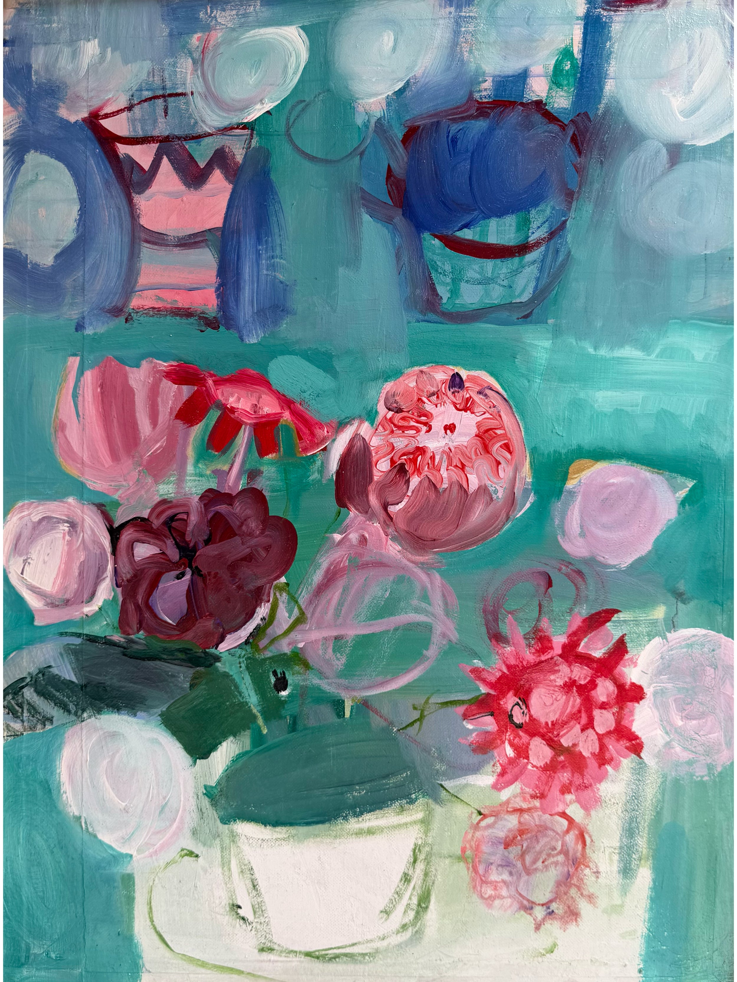 Flowers in Green