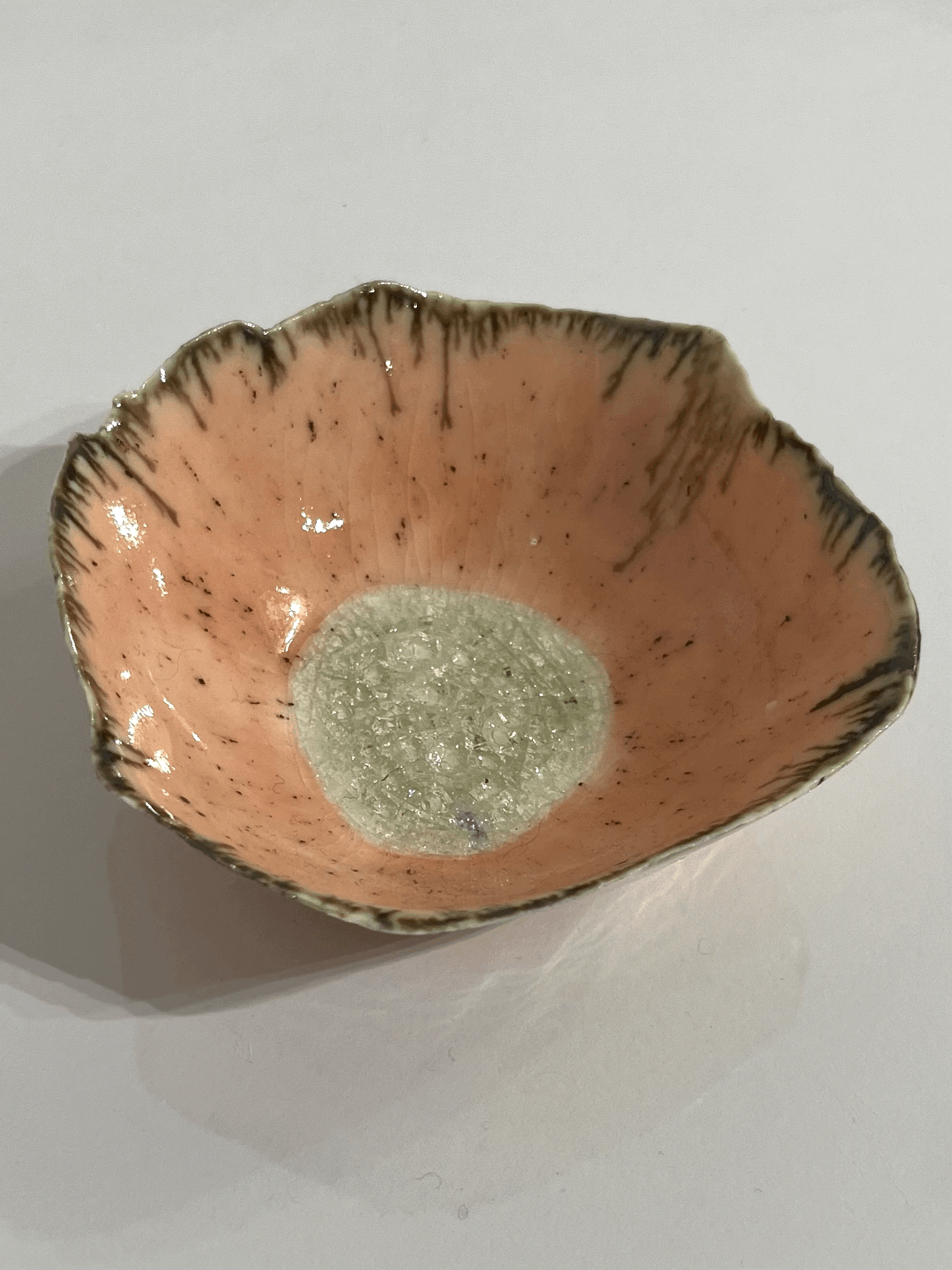 Small Dish in Speckled Pink